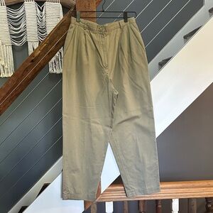 vintage liz claiborne petite collection 100% cotton pants